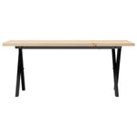 Salongbord X-Ramme 110X40X45,5 Cm Heltre Furu Og Stål
