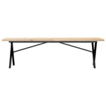 Salongbord X-Ramme 160X40X45,5 Cm Heltre Furu Og Stål