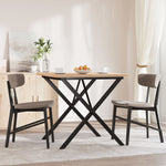 Spisebord X-Ramme 90X90X75,5 Cm Heltre Furu Og Stål