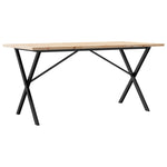Spisebord X-Ramme 160X80X75,5 Cm Heltre Furu Og Stål