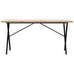 Spisebord X-Ramme 160X80X75,5 Cm Heltre Furu Og Stål
