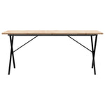 Spisebord X-Ramme 180X90X75,5 Cm Heltre Furu Og Stål