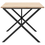 Spisebord X-Ramme 180X90X75,5 Cm Heltre Furu Og Stål