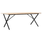 Spisebord X-Ramme 200X100X75,5 Cm Heltre Furu Og Stål