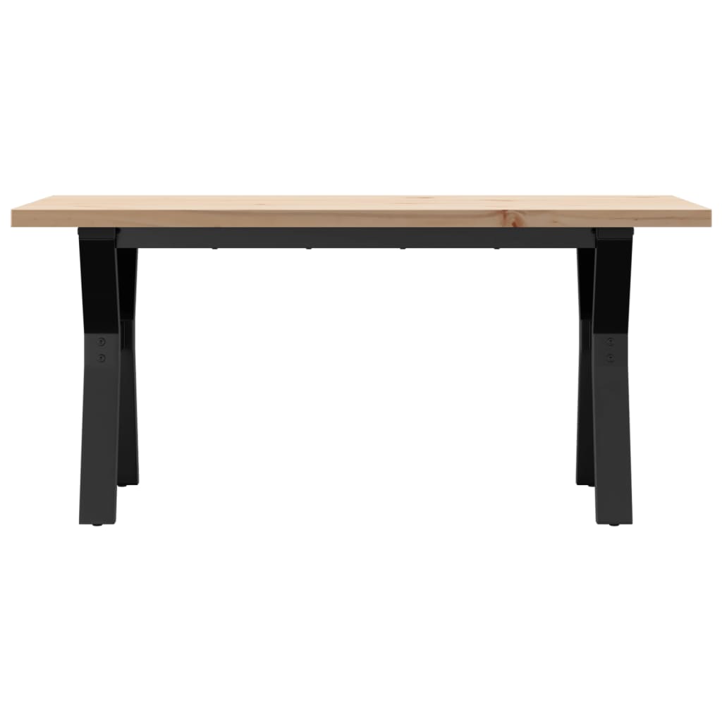 Salongbord Y-Ramme 100X50X45,5 Cm Heltre Furu Og Stål