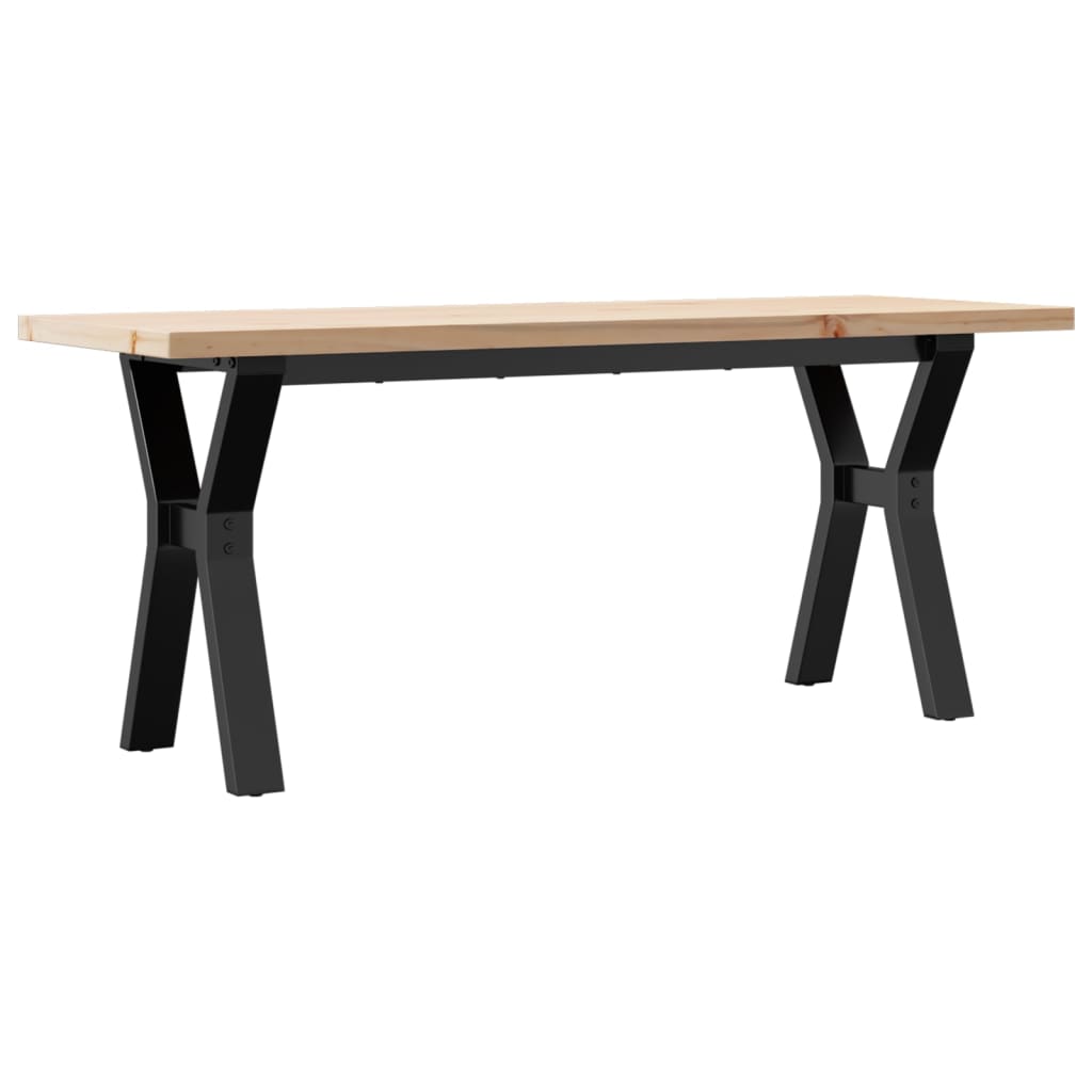 Salongbord Y-Ramme 110X40X45,5 Cm Heltre Furu Og Stål