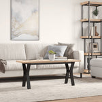 Salongbord Y-Ramme 110X40X45,5 Cm Heltre Furu Og Stål