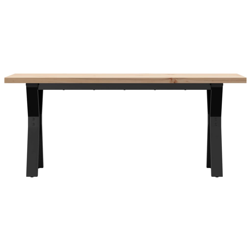 Salongbord Y-Ramme 110X40X45,5 Cm Heltre Furu Og Stål