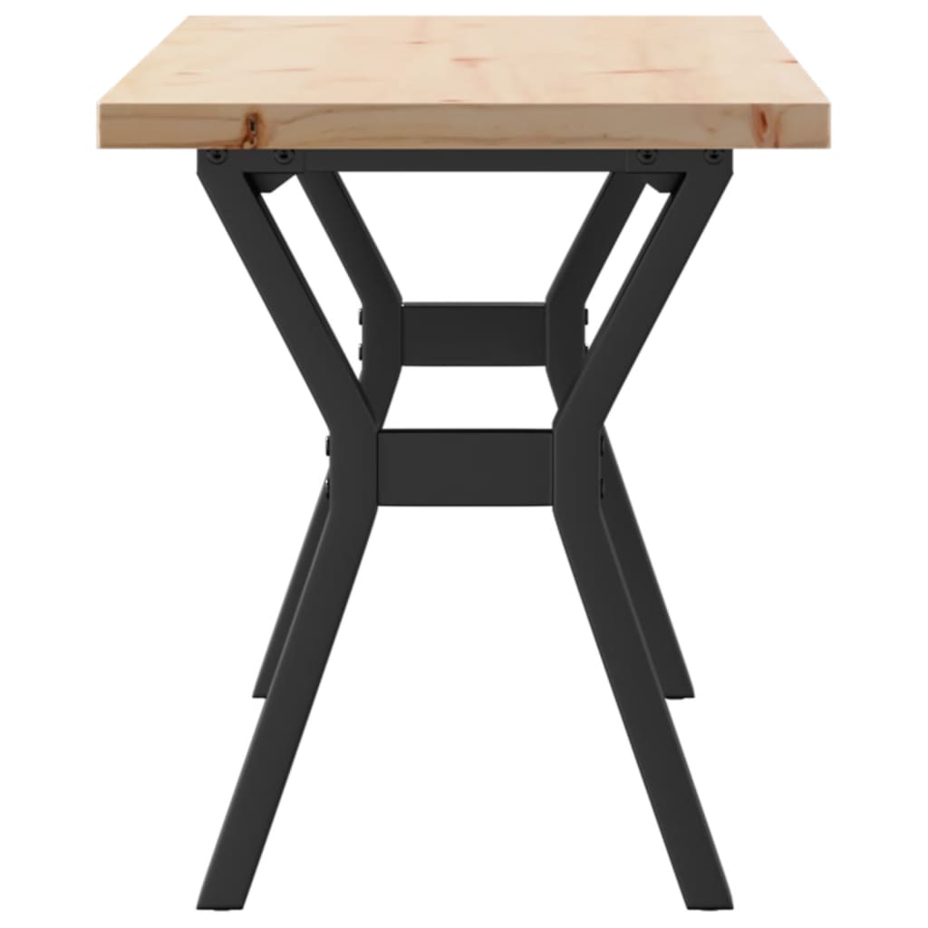 Salongbord Y-Ramme 110X40X45,5 Cm Heltre Furu Og Stål