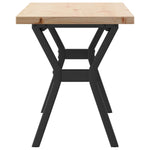 Salongbord Y-Ramme 110X40X45,5 Cm Heltre Furu Og Stål