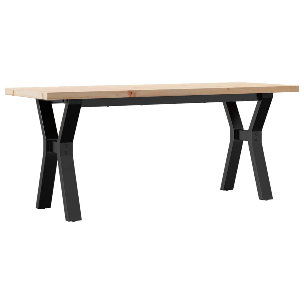 Salongbord Y-Ramme 110X40X45,5 Cm Heltre Furu Og Stål