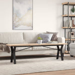 Salongbord Y-Ramme 160X40X45,5 Cm Heltre Furu Og Stål