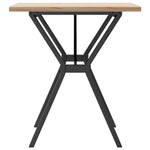 Spisebord Y-Ramme 70X70X75,5 Cm Heltre Furu Og Stål