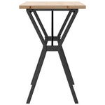 Spisebord Y-Ramme 100X50X75,5 Cm Heltre Furu Og Stål