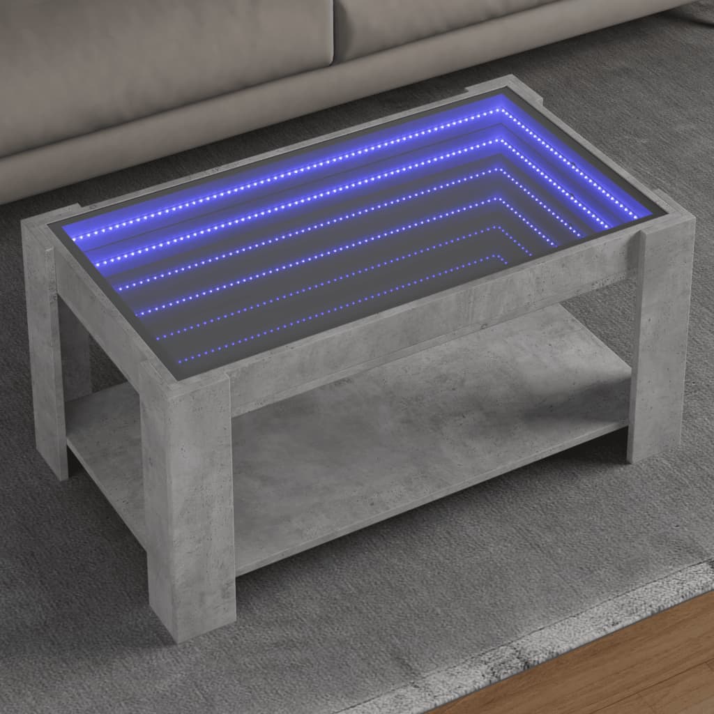 Salongbord Betonggrå 93X53X45 Cm Konstruert Tre