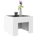 Salongbord Med Infinity Led Hvit 40X40X30 Cm