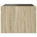 Salongbord Med Infinity Led Sonoma Eik 40X40X30 Cm
