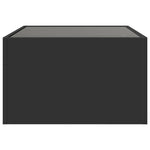 Salongbord Med Infinity Led Svart 70X50X30 Cm