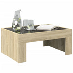 Salongbord Med Infinity Led Sonoma Eik 70X50X30 Cm