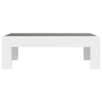 Salongbord Med Infinity Led Hvit 90X50X30 Cm