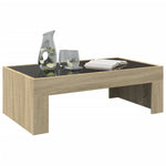 Salongbord Med Infinity Led Sonoma Eik 90X50X30 Cm