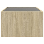 Salongbord Med Infinity Led Sonoma Eik 90X50X30 Cm