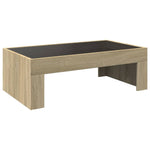 Salongbord Med Infinity Led Sonoma Eik 90X50X30 Cm