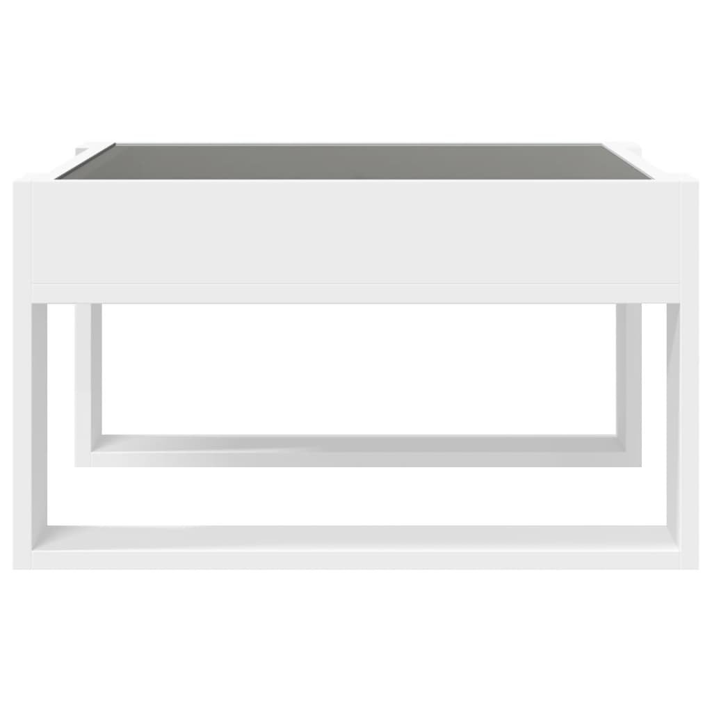 Salongbord Med Infinity Led Hvit 50X53X30 Cm