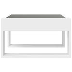 Salongbord Med Infinity Led Hvit 50X53X30 Cm