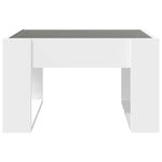 Salongbord Med Infinity Led Hvit 50X53X30 Cm