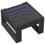 Salongbord Med Infinity Led Svart 50X53X30 Cm