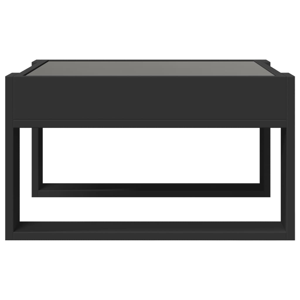 Salongbord Med Infinity Led Svart 50X53X30 Cm