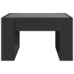 Salongbord Med Infinity Led Svart 50X53X30 Cm
