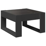 Salongbord Med Infinity Led Svart 50X53X30 Cm