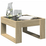 Salongbord Med Infinity Led Sonoma Eik 50X53X30 Cm