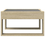 Salongbord Med Infinity Led Sonoma Eik 50X53X30 Cm