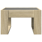 Salongbord Med Infinity Led Sonoma Eik 50X53X30 Cm