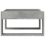 Salongbord Med Infinity Led Betonggrå 50X53X30 Cm