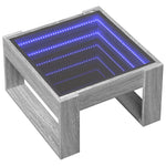 Salongbord Med Infinity Led Grå Sonoma 50X53X30 Cm