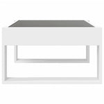 Salongbord Med Infinity Led Hvit 70X53X30 Cm