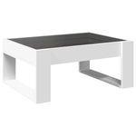Salongbord Med Infinity Led Hvit 70X53X30 Cm