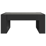 Salongbord Med Infinity Led Svart 70X53X30 Cm