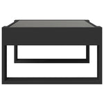 Salongbord Med Infinity Led Svart 70X53X30 Cm