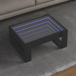 Salongbord Med Infinity Led Svart 70X53X30 Cm