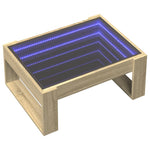 Salongbord Med Infinity Led Sonoma Eik 70X53X30 Cm