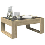 Salongbord Med Infinity Led Sonoma Eik 70X53X30 Cm