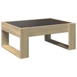 Salongbord Med Infinity Led Sonoma Eik 70X53X30 Cm