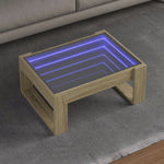 Salongbord Med Infinity Led Sonoma Eik 70X53X30 Cm