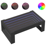 Salongbord Med Infinity Led Svart 90X53X30 Cm