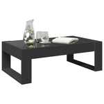 Salongbord Med Infinity Led Svart 90X53X30 Cm